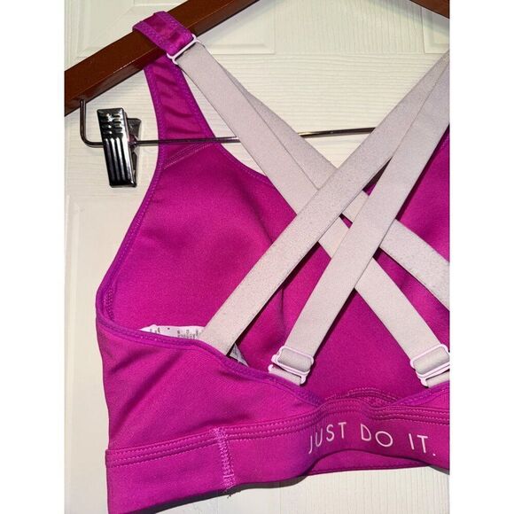 Nike Dri Fit Dry High Impact High Support Strappy Sports Bra Size Medium - Picture 7 of 10